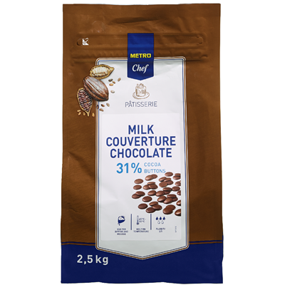 Ciocolata Discuri 31% Cacao 2,5 Kg