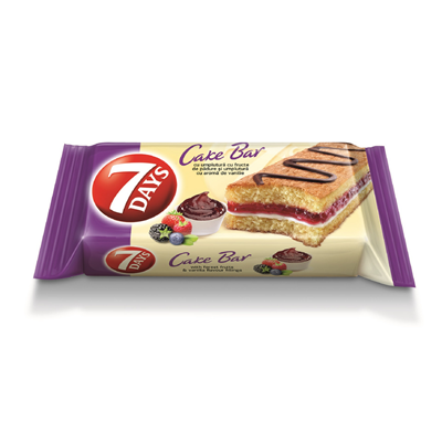 7 DAYS Cake Bar Vanilie & Fructe de Padure 16 x 32 g - WALTI