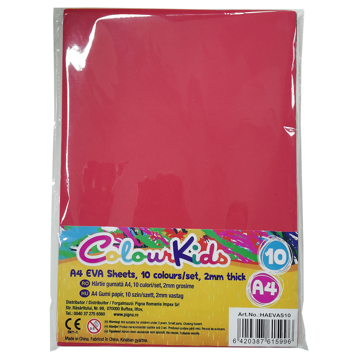 COLOUR KIDS Hartie Gumata A4