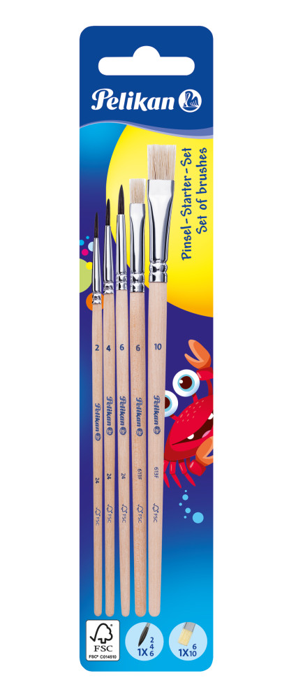 Pelikan Pensule Star 5 bucati