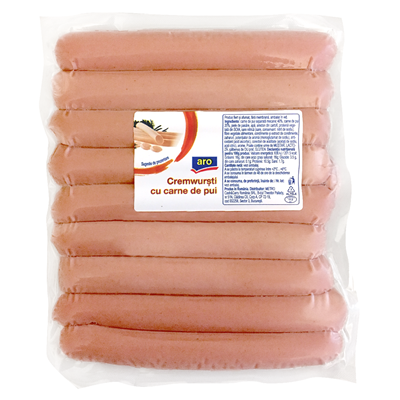 Crenvursti cu Carne de Pui 1 kg