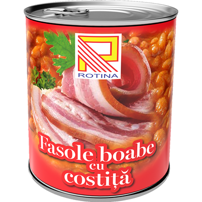 ROTINA Fasole cu Costita 800 g - WALTI