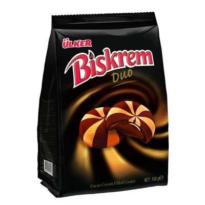 BISKREM Biscuiti Duo 150 g - WALTI