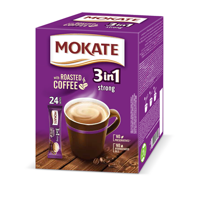 MOKATE Bautura Instant Strong 3in1 17 g