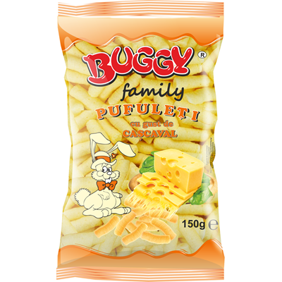 BUGGY Pufuleti cu Aroma De Cascaval 150 g - WALTI
