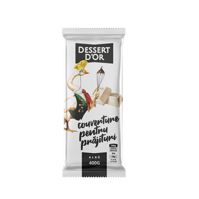 DESSERT D'OR Ciocolata de Menaj Alba 400 g