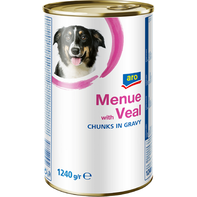 Hrana Umeda pentru Caini cu Vitel 1,24 Kg