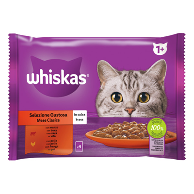 whiskas Adult Selectii Clasic Sos 4 x 85 g