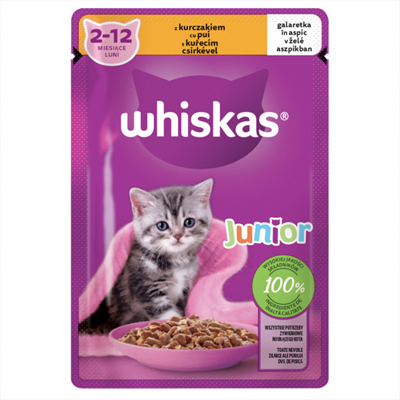 whiskas Junior Pui Aspic 85 g