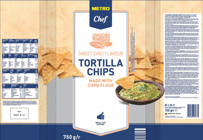 Tortilla Sweet Chili 750 g