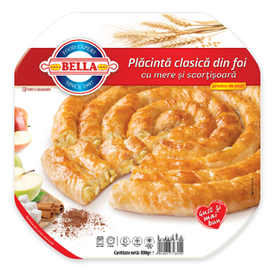 BELLA Placinta cu Mere 800 g ❄