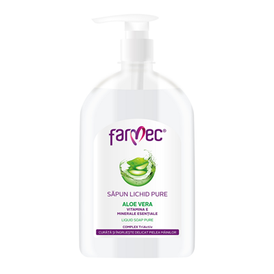 FARMEC Sapun Lichid cu Aloe Vera 500 ml - WALTI