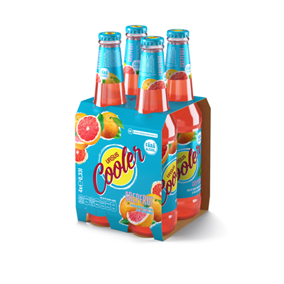 URSUS Cooler Grapefruit 0% SGR 4 x 0,33 L - WALTI
