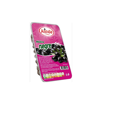 Alinda Masline Negre Calibrul 180 -200 200 g - WALTI