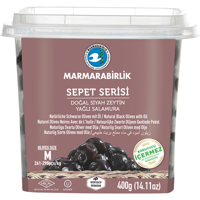 MARMARABIRLIK Masline Gemlik Calibrul 261 - 290 400 g - WALTI