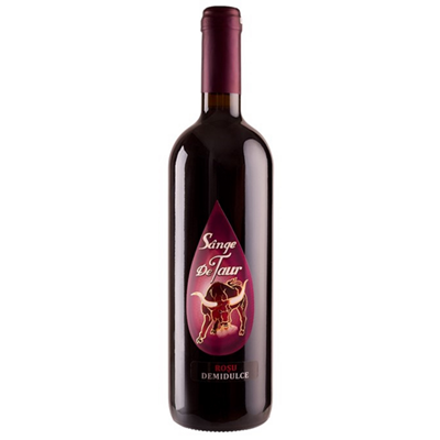 SANGE DE TAUR Vin Rosu Demidulce SGR 0,75 L - WALTI