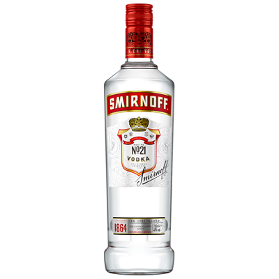 SMIRNOFF RED Vodka 37,5% SGR 0,7 L - WALTI