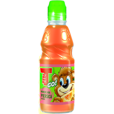 TEDI GO! Suc Morcov-Mar-Piersici SGR  0,3 L - WALTI