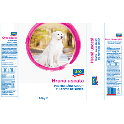 Hrana Uscata cu Aditie de Sunca pentru Caini 10 Kg