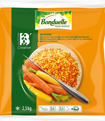 Bonduelle FOOD SERVICE Morcovi Brounoise 2,5 Kg