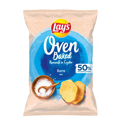 Lay's Oven Baked Chips Sare 50 g - WALTI