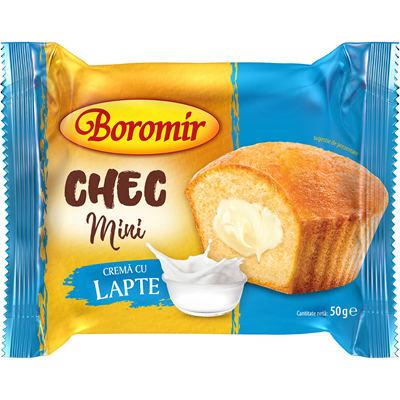 Boromir Mini Chec Crema Lapte 13 x 50 g - WALTI