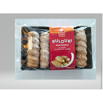 Fine Life Rulou Crema Aroma Vanilie 350 g - WALTI