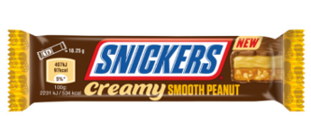 SNICKERS Baton Ciocolata Crema Alune 36,5 g - WALTI