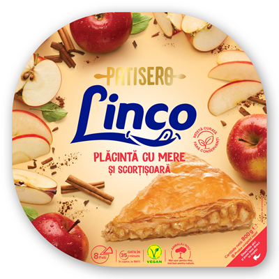 Linco Patisero Placinta Mere si Scortisoara 800 g ❄