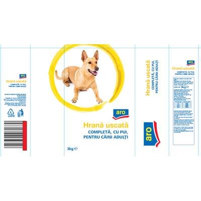 Hrana Uscata cu Pui pentru Caini Adulti 3 Kg
