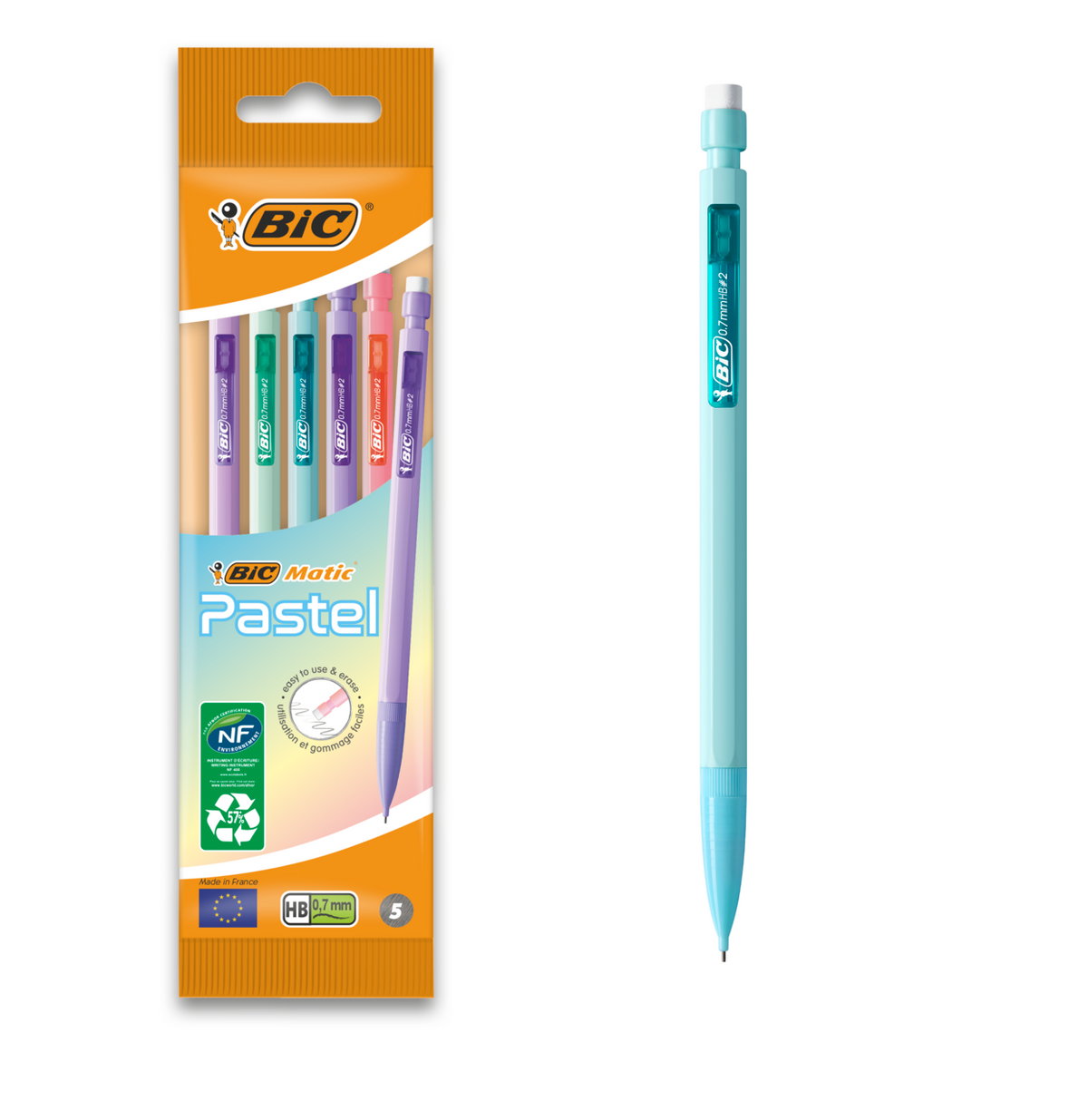 BiC Creion Matic 5 bucati