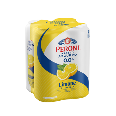 PERONI Nastro Azzurro Bere Aroma Lamaie 0% Doza SGR 4 x 0,5 L