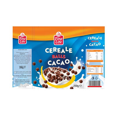 Fine Life Cereale Balls Cacao 250 g