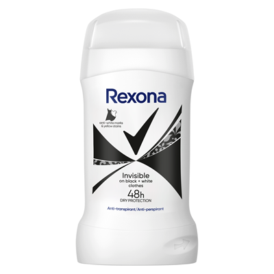 Rexona Deodorant Stick Invisible Black & White 50 ml