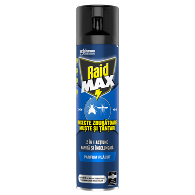 Raid Max 2 in 1 Spray Insecte Zburătoare 400 ml