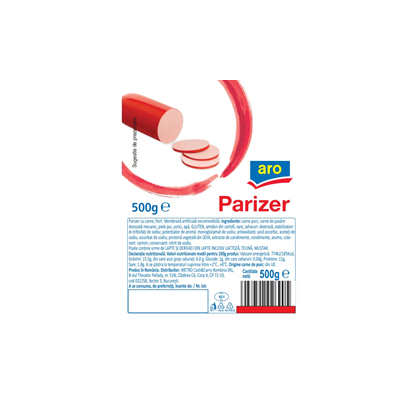 Parizer 500 g