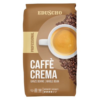 EDUSCHO Caffe Crema Professional Cafea Boabe 1 Kg