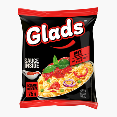 Glads Taitei Aroma Vita si Sos Rosii 75 g