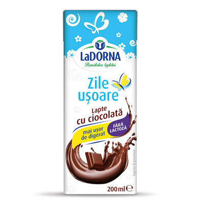 LaDORNA Zile Usoare Lapte cu Ciocolata 200 ml