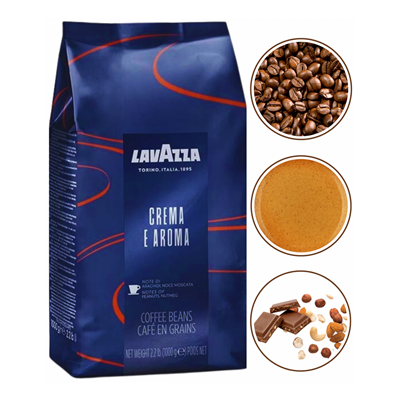 LAVAZZA Crema e Aroma Blue Cafea Boabe 1 Kg