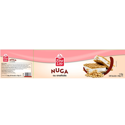 Fine Life Nuga cu Arahide 40 g
