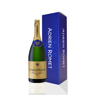 ADRIEN ROMET Methode Traditionelle Brut Vin Alb Sec SGR 0,75 L