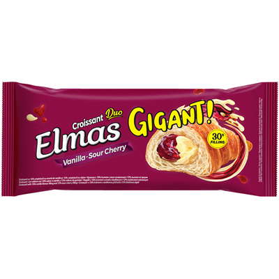 ELMAS Gigant Croissant Vanilie & Visine 160 g