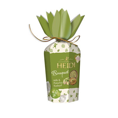 HEIDI Praline din Ciocolata cu Fistic & Cataif 120 g