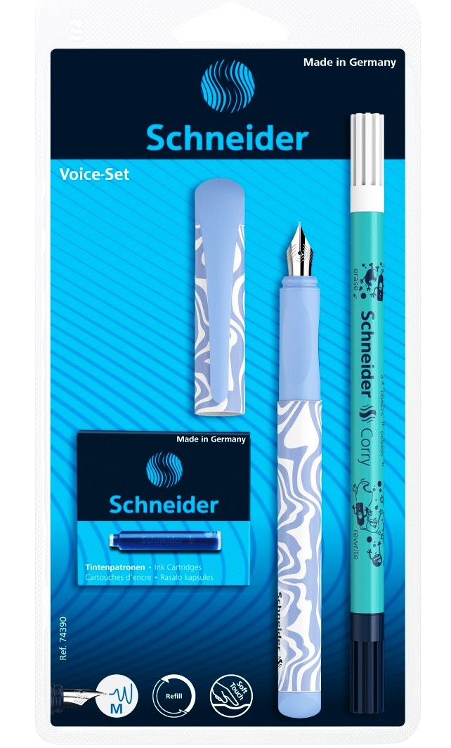 SCHNEIDER Set Stilou Voice + Pic cu Corector