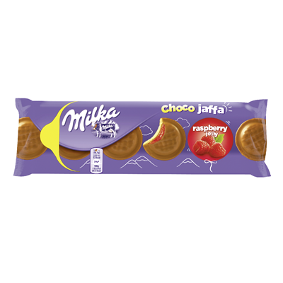 Milka Choco Jaffa Biscuiti Jeleu cu Zmeura 147 g - WALTI
