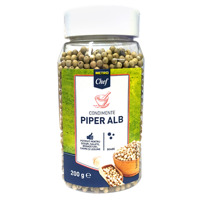 Piper Alb Boabe 200 g
