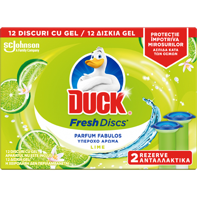 DUCK Odorizant WC Fresh Discs Rezerva Lime 2 x 36 ml