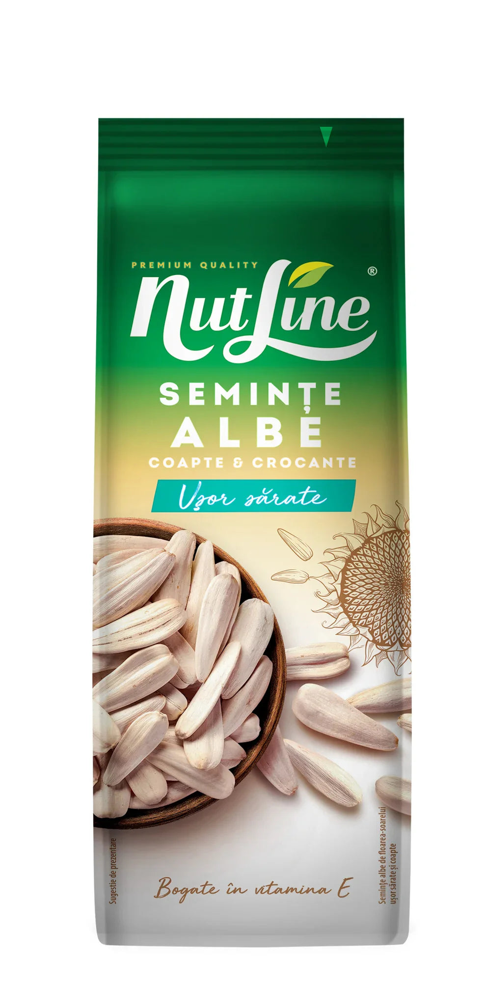 NUTLINE Seminte Albe Floarea Soarelui Sarate 200 g - WALTI