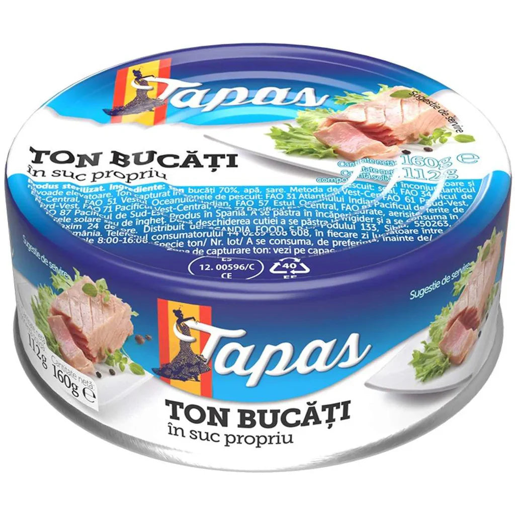 TAPAS Ton Bucati Suc Propriu 160 g - WALTI